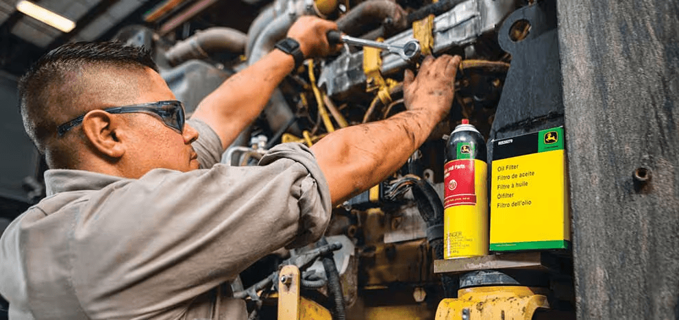 Diagnóstico técnico em equipamento agrícola